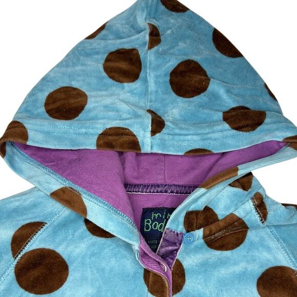 Mini Boden Hooded Cover Up Dress Size 5-6Y - Picture 2 of 5